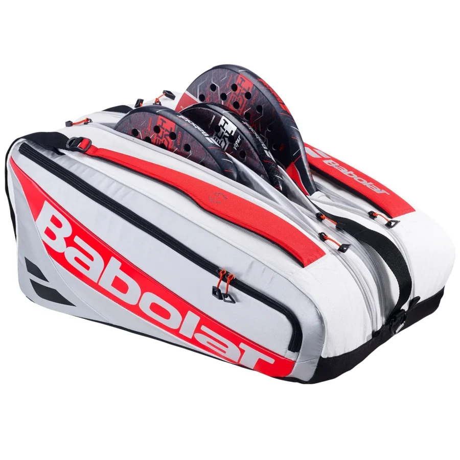Sac à raquettes Babolat RH Pro Padel Juan Lebron Blanc / Rouge