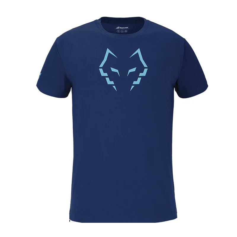Tee-shirt Babolat Cotton Tee Lebrón Homme Bleu, Bleu clair