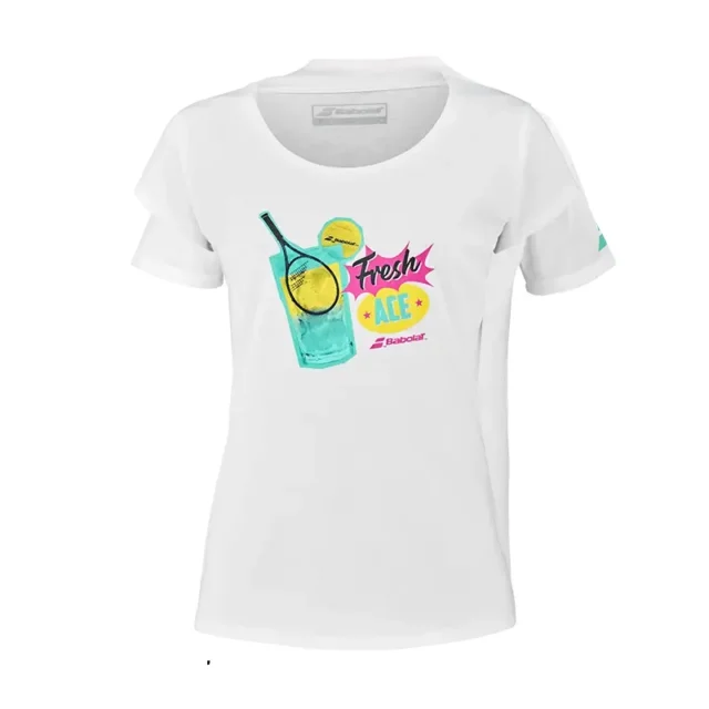 Tee-shirt Babolat Exercise Message Women