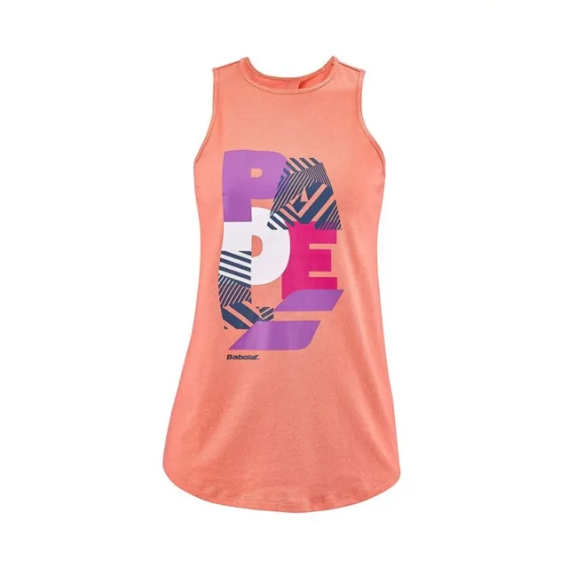 Débardeur Babolat Padel Cotton Tank Women Orange