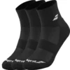 Chaussettes Babolat Quarter lot de 3 paires – Noir