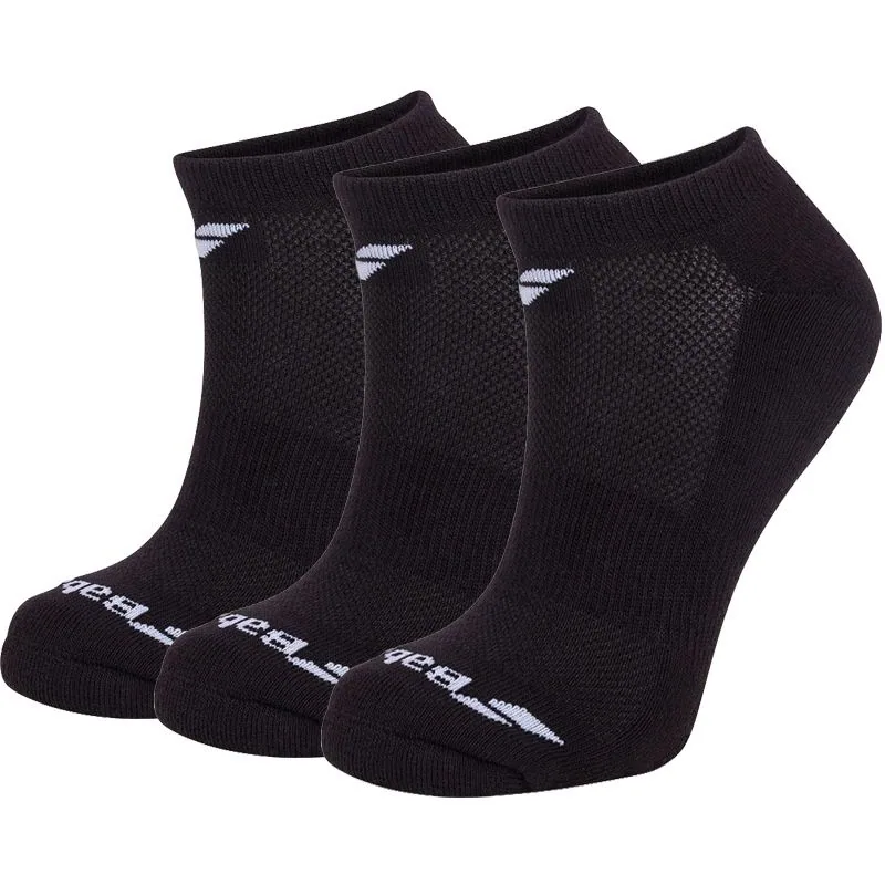 Chaussettes basses Babolat Invisible, lot de 3 paires – Noir