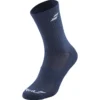 Chaussettes longues Babolat Pack Socks, lot de 3 paires – Blanc / Bleu foncé / Gris