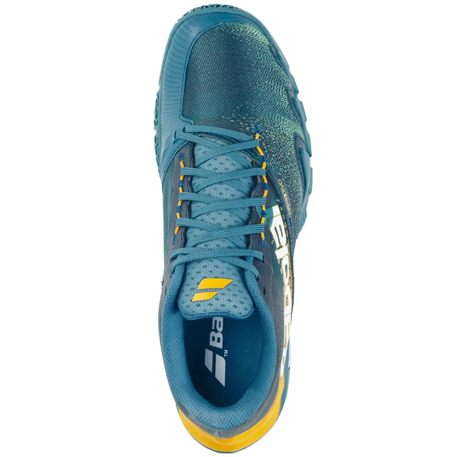 Chaussures de padel Babolat Jet Premura 2 Homme Bleu pétrole Jaune