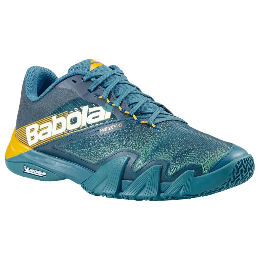Chaussures de padel Babolat Jet Premura 2 Homme Bleu pétrole Jaune