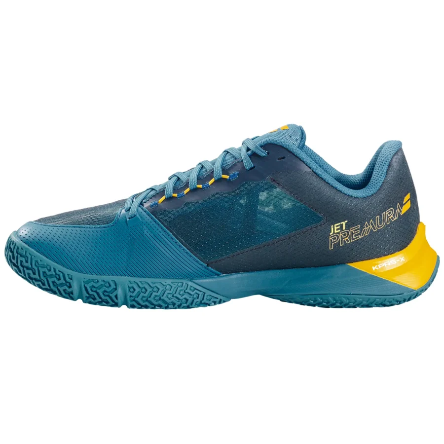 Chaussures de padel Babolat Jet Premura 2 Homme Bleu pétrole Jaune
