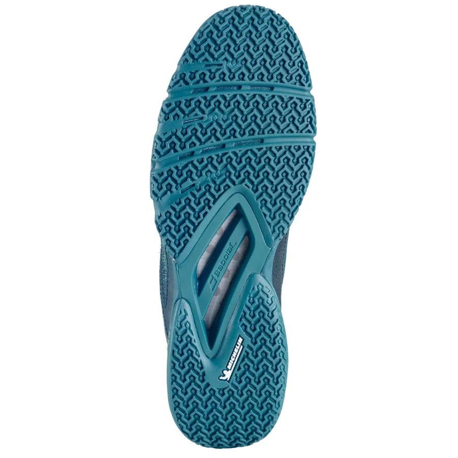 Chaussures de padel Babolat Jet Premura 2 Homme Bleu pétrole Jaune