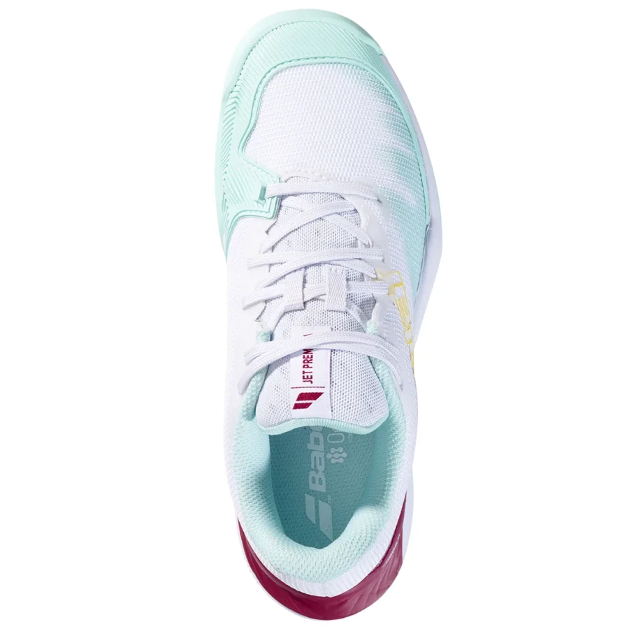 Chaussures de padel Babolat Jet Premura 2 Junior Blanc Bordeaux