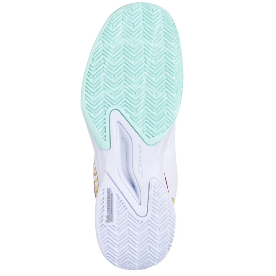 Chaussures de padel Babolat Jet Premura 2 Junior Blanc Bordeaux
