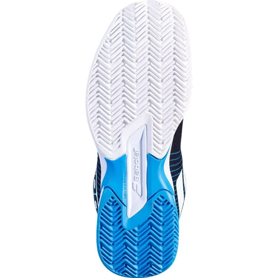 Chaussures de padel Babolat Jet Premura Junior Bleu marine Blanc
