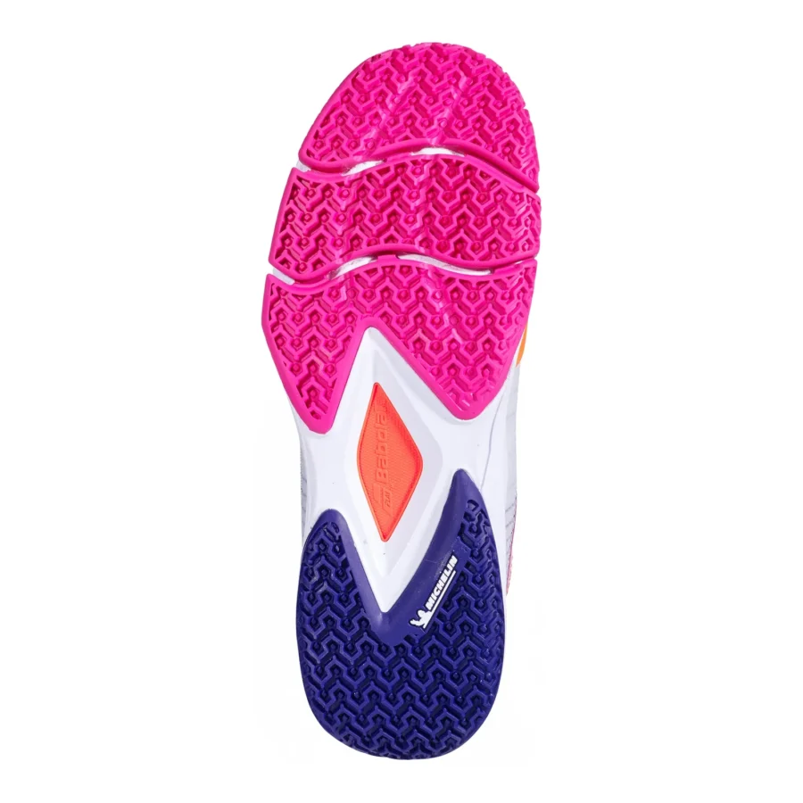 Chaussures de padel Babolat Jet Ritma Femme Blanc Rose