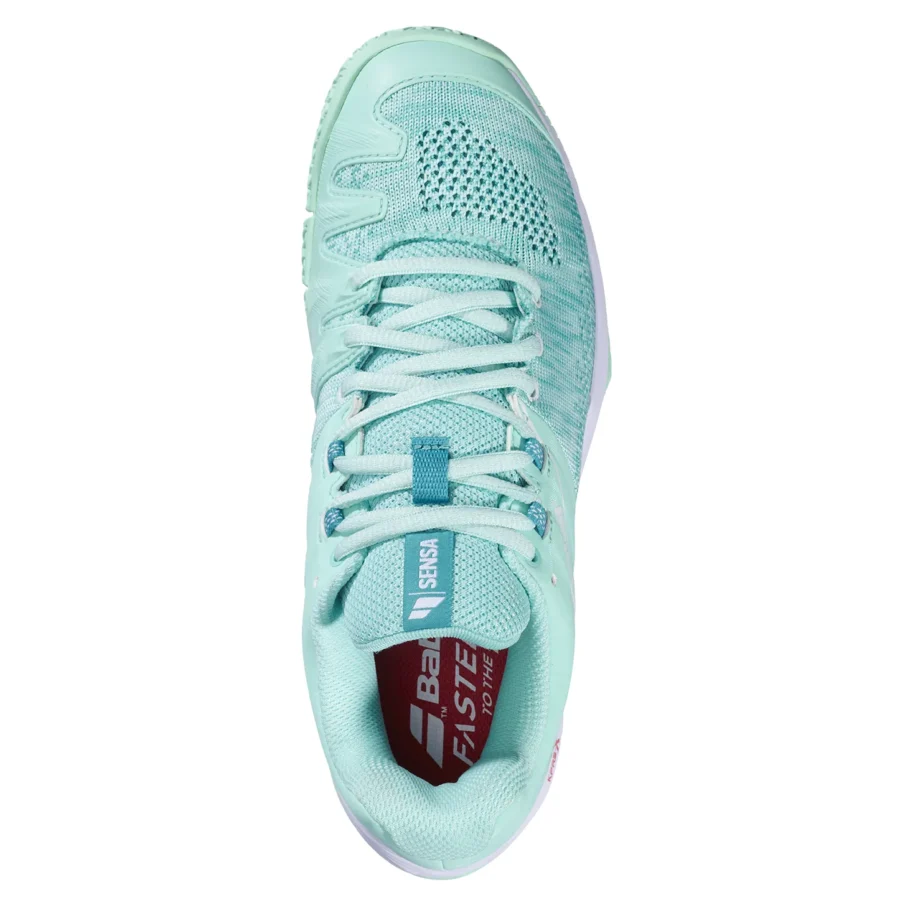Chaussures de padel Babolat Sensa Femme Vert d'eau