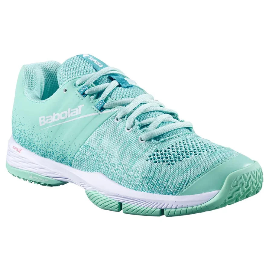 Chaussures de padel Babolat Sensa Femme Vert d'eau