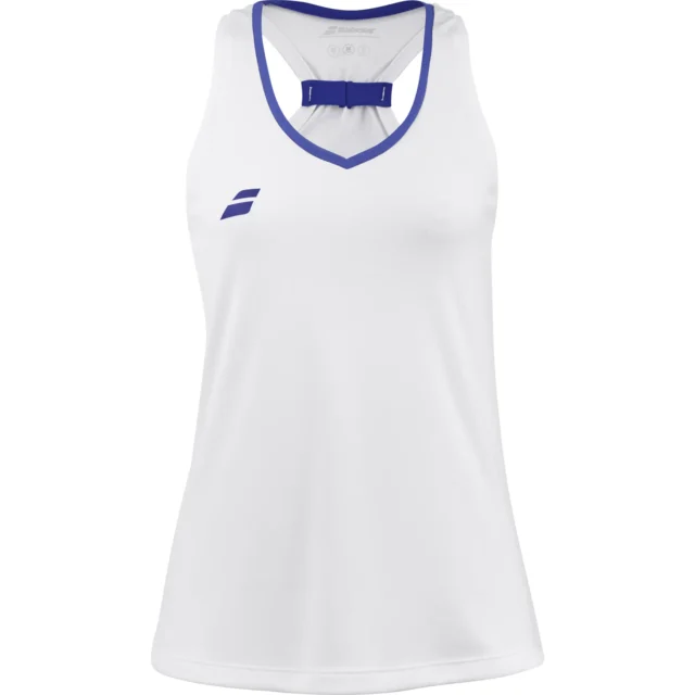 Débardeur Babolat Play Tank Top Femme Blanc, Bleu foncé, Noir, Rouge