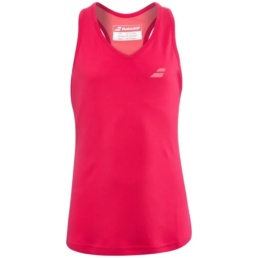 Débardeur Babolat Play Fille – Rose foncé