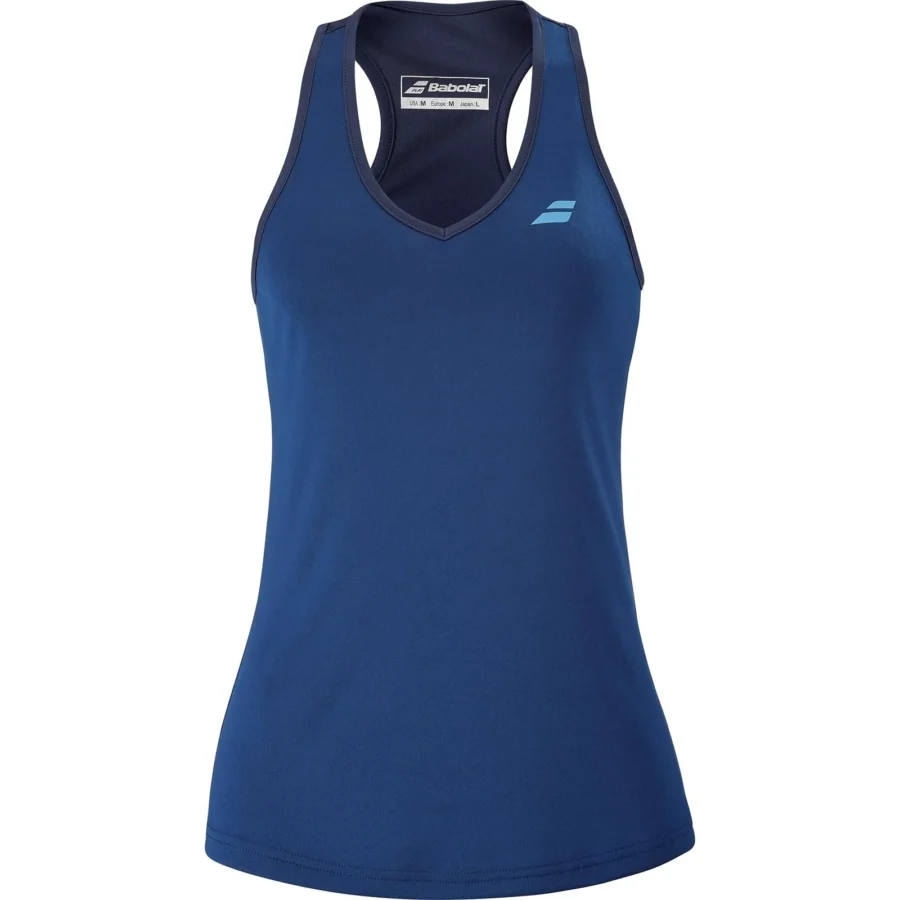Débardeur Babolat Play Tank Top Femme – Bleu foncé