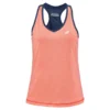Débardeur Babolat Play Tank Top Femme Orange et bleu foncé