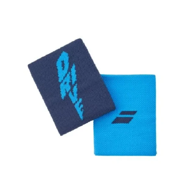 Poignet éponge Babolat Logo Jumbo Wristband Blanc / Gris, Blanc / Rouge, Bleu, Jaune / Noir, Noir / Blanc