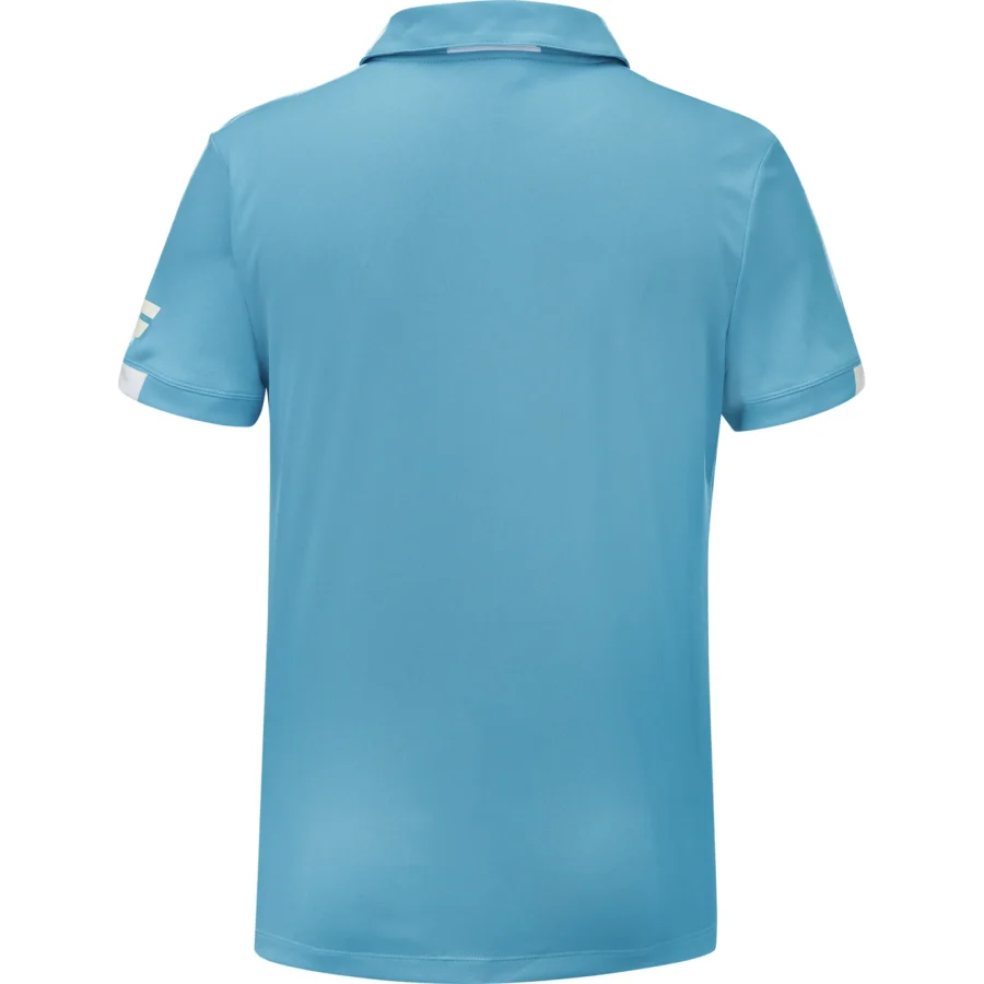 Polo Babolat Play Homme col modernisé – Bleu clair
