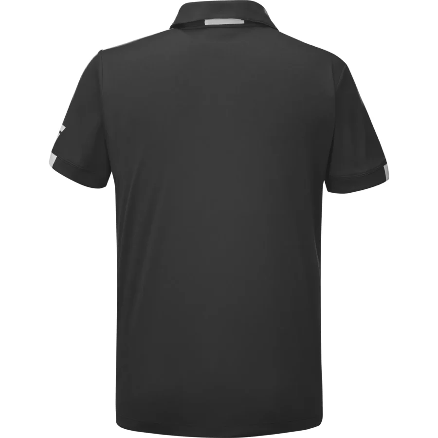 Polo Babolat Play Homme col modernisé – Noir