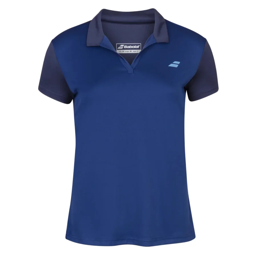 Polo Babolat Play Polo Femme – Bleu foncé