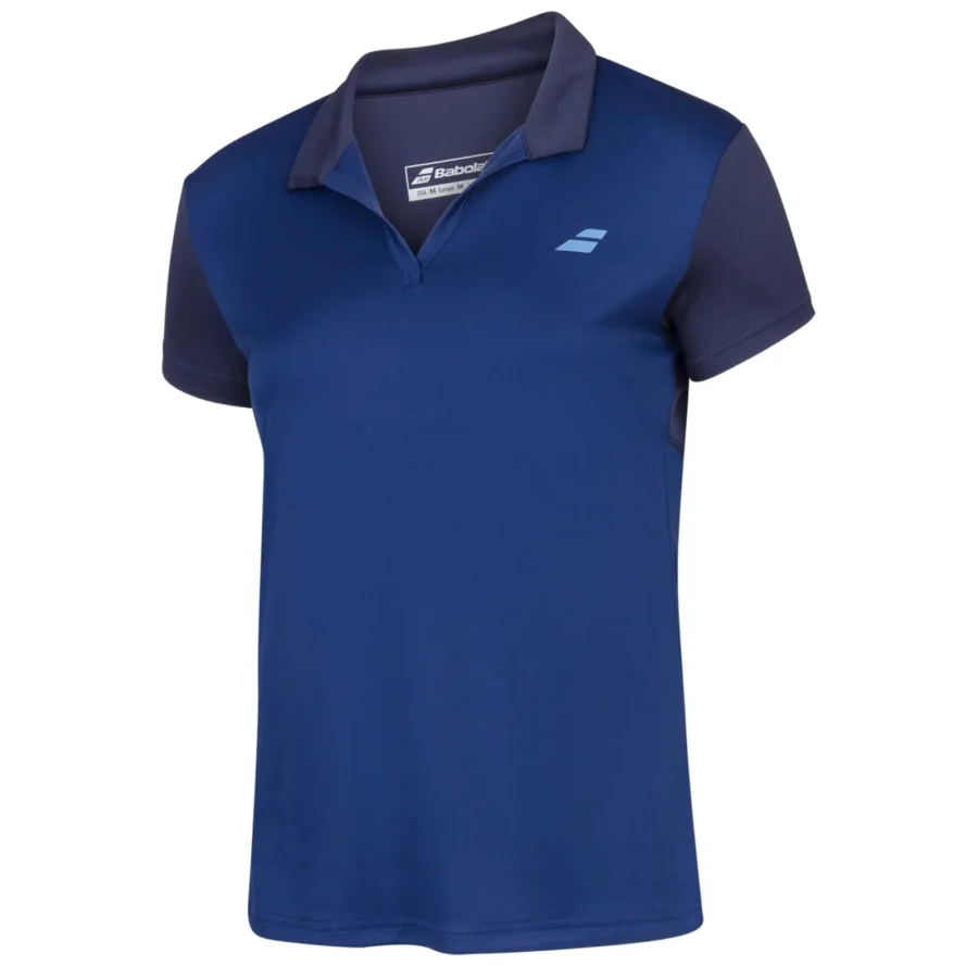 Polo Babolat Play Polo Femme – Bleu foncé