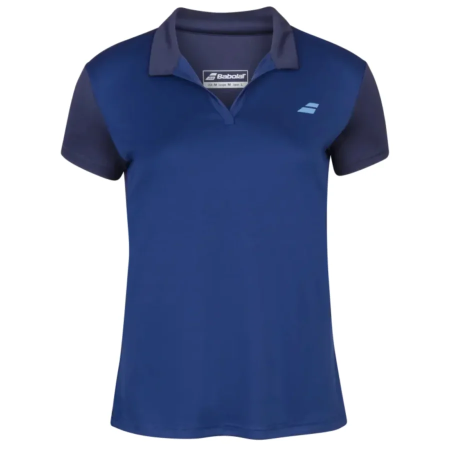 Polo Babolat Play Polo Fille – Bleu foncé