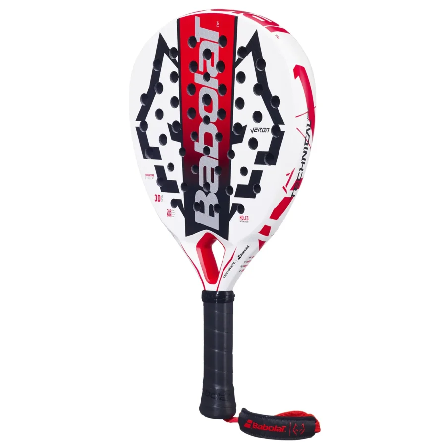 Raquette de padel Babolat Technical Veron Juan Lebrón 2025 Blanc Rouge