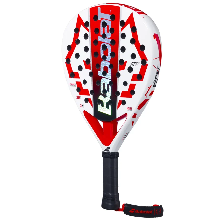 Raquette de padel Babolat Viper Juan Lebrón 2025 Blanc Rouge