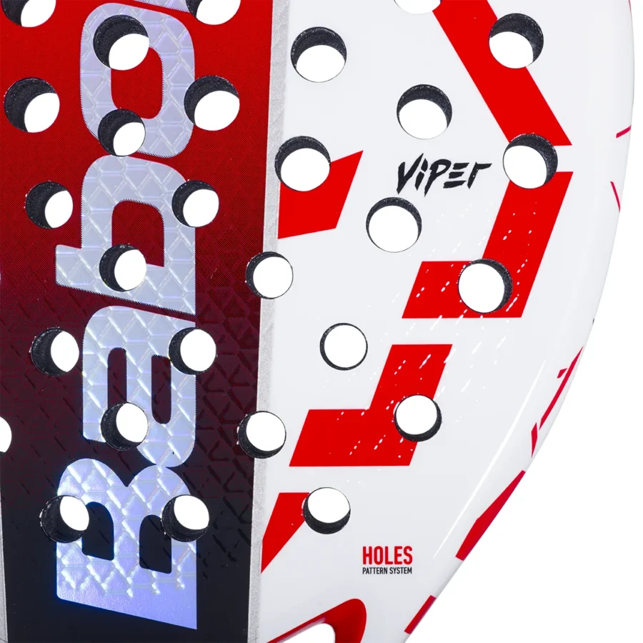 Raquette de padel Babolat Viper Juan Lebrón 2025 Blanc Rouge