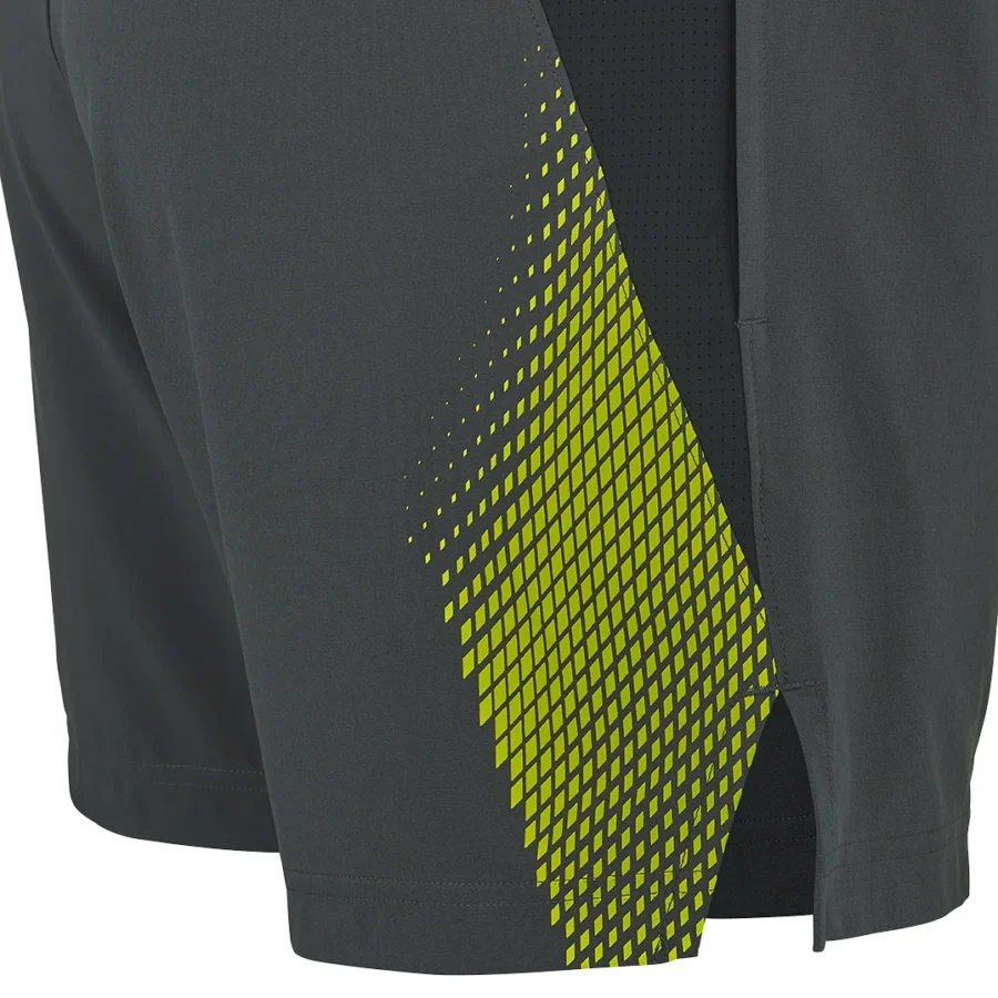 Short Babolat Aero Homme Gris et jaune
