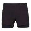 Short Babolat Exercise Femme, empiècements mesh – Noir
