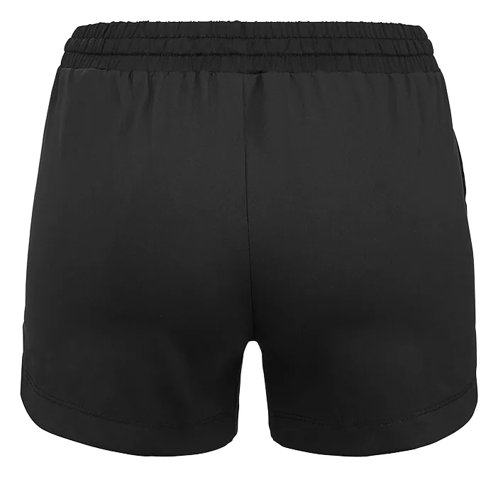 Short Babolat Exercise Fille Noir, taille à cordon