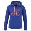 Sweat à capuche Babolat Exercise Hood Femme Bleu Orange