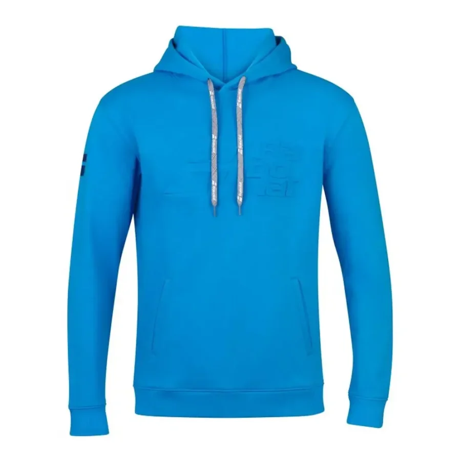 Sweat à capuche Babolat Exercise Hood Sweat Homme Bleu, Noir