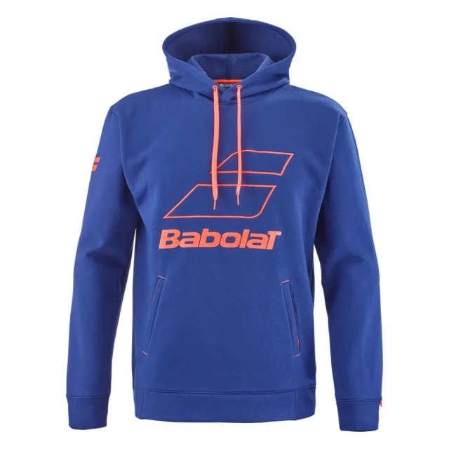 Sweat à capuche Babolat Exercise Hood Sweat Men Bleu / Orange