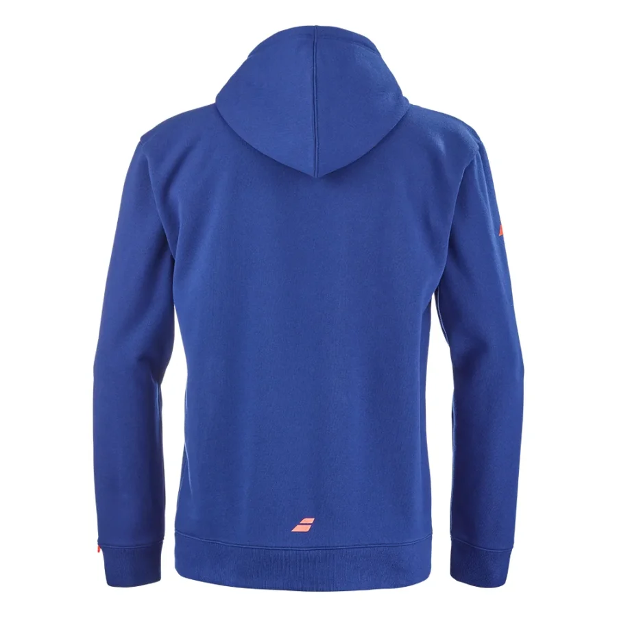 Sweat à capuche Babolat Exercise Hood Homme Bleu Orange