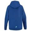 Sweat à capuche Babolat Exercise Hood Junior Bleu Turquoise