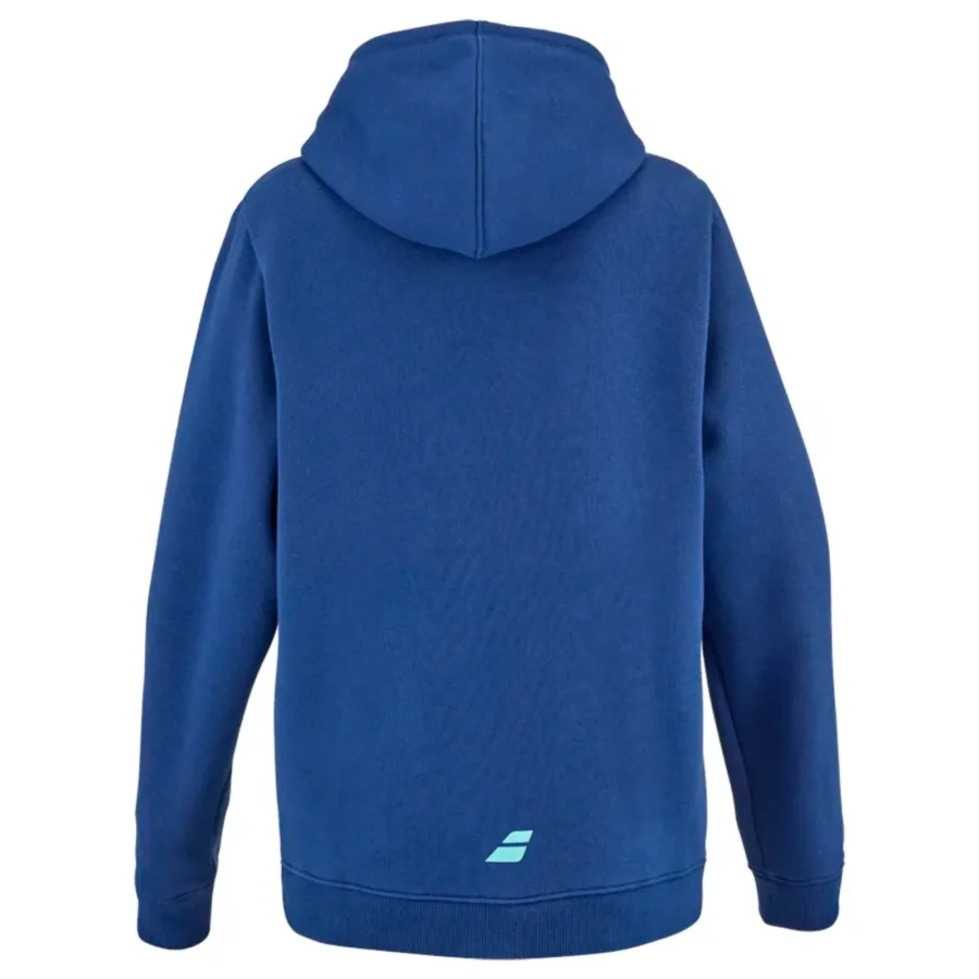Sweat à capuche Babolat Exercise Hood Junior Bleu Turquoise