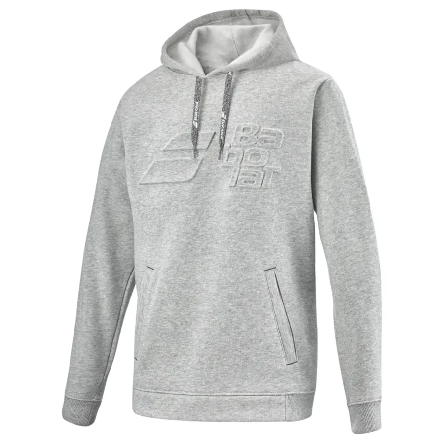 Sweat à capuche Babolat Exercise Hood Junior Gris chiné