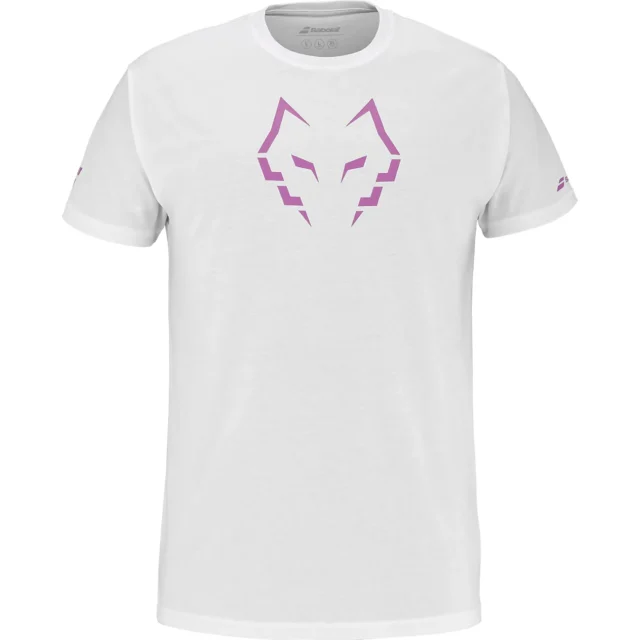 Tee-shirt Babolat Cotton Tee Lebrón Homme Blanc