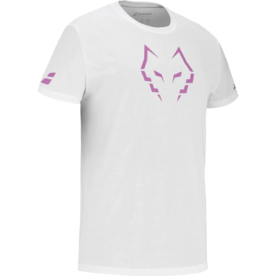Tee-shirt Babolat Cotton Tee Lebrón Homme Blanc