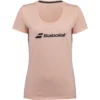 Tee-shirt Babolat Exercise Fille – Rose clair