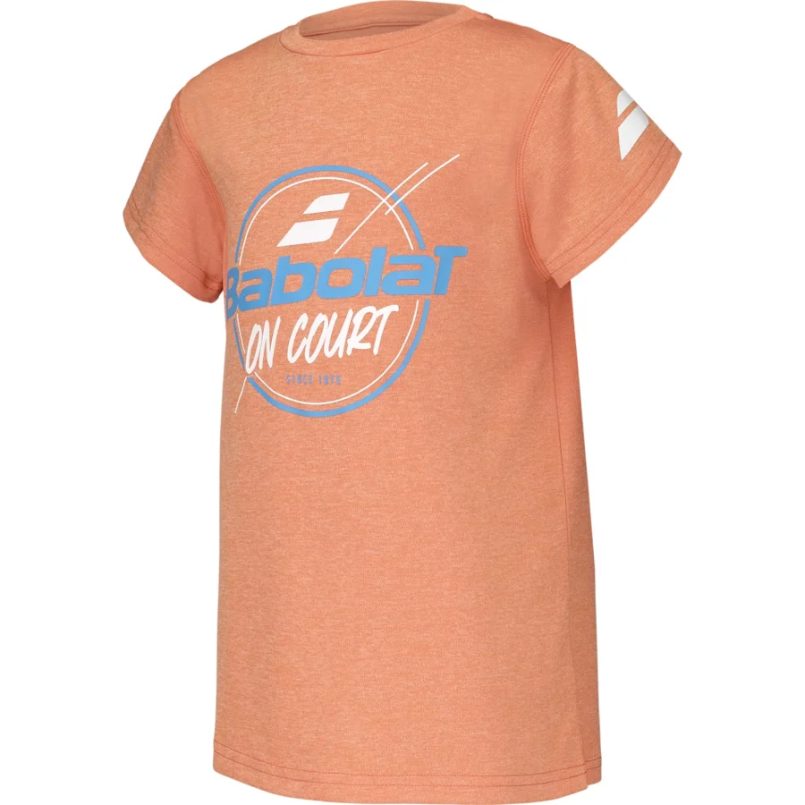 Tee-shirt Babolat Exercise Graphic Garçon Orange