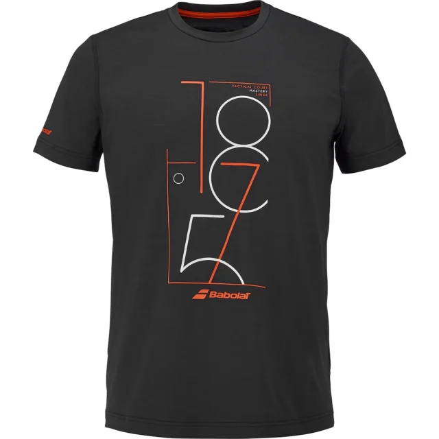 Tee-shirt Babolat Exercise Graphic Tee Homme Noir
