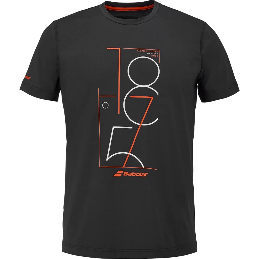 Tee-shirt Babolat Exercise Graphic Tee Homme Noir