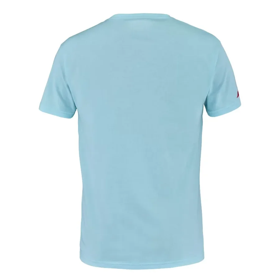 Tee-shirt Babolat Padel Cotton Tee Homme coupe régulière – Bleu angel