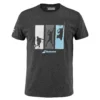 Tee-shirt Babolat Padel Cotton Tee Homme coupe régulière – Noir
