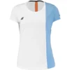 Tee-shirt Babolat Play Cap Sleeve Femme Blanc et bleu