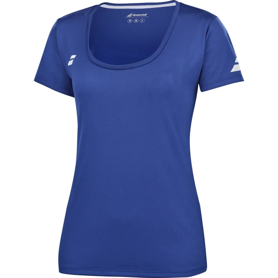 Tee-shirt Babolat Play Cap Sleeve Femme coupe classique – Bleu foncé